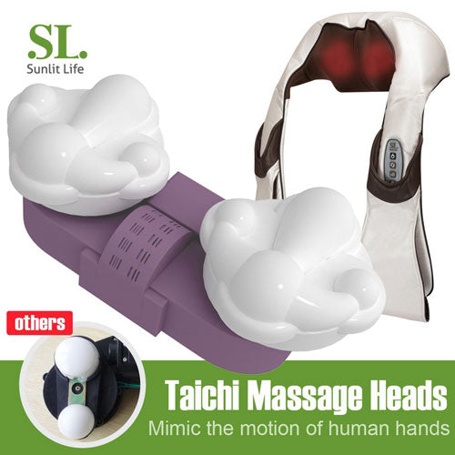 Shiatsu Neck Back Massager with Extra Long Straps and Velcro.