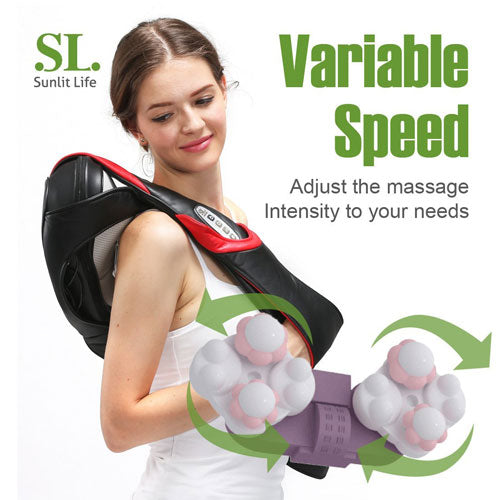 Muscles Kneading Massager with Heat for Neck Back Shoulder