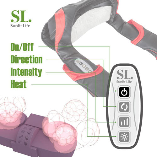 Muscles Kneading Massager with Heat for Neck Back Shoulder